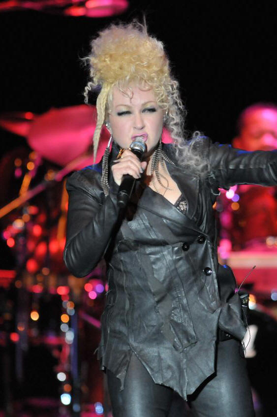 Cyndi Lauper - Keswick Theatre - Glenside, PA - October 21, 2011 - photo by Jim Rinaldi © 2011