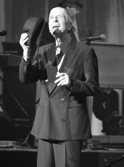 Leonard Cohen at the Academy of Music, Philadelphia, PA, May 12, 2009. Copyright 2009 Jim Rinaldi.