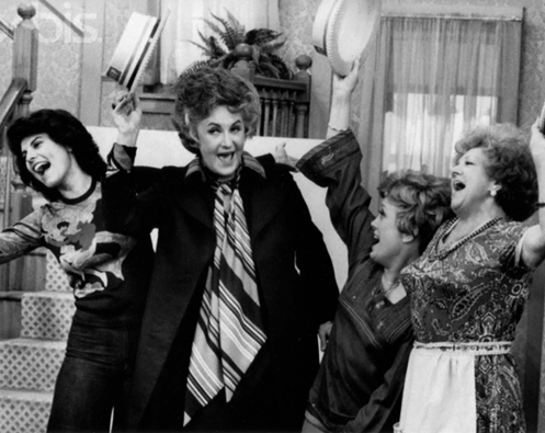 Adrienne Barbeau, Bea Arthur, Rue McClanahan and Hermoine Baddedly in 'Maude.'