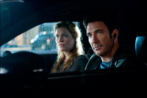 Tricia Helfer and Dylan McDermott in 'Dark Blue.'