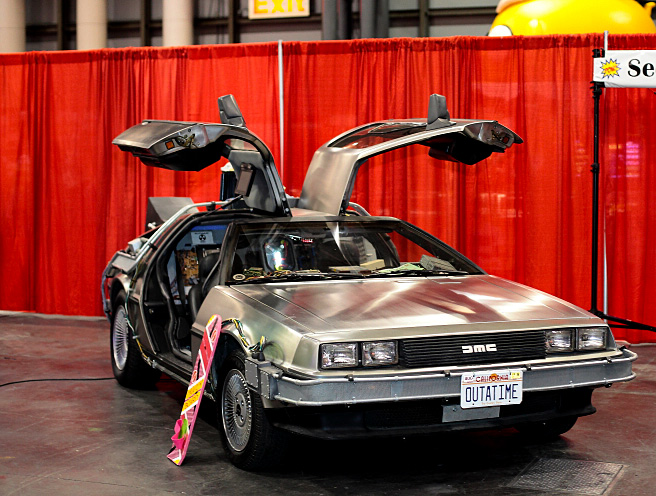 Back to the Future DeLorean-New York Comic-Con � 2012 Mark Doyle. All rights reserved.