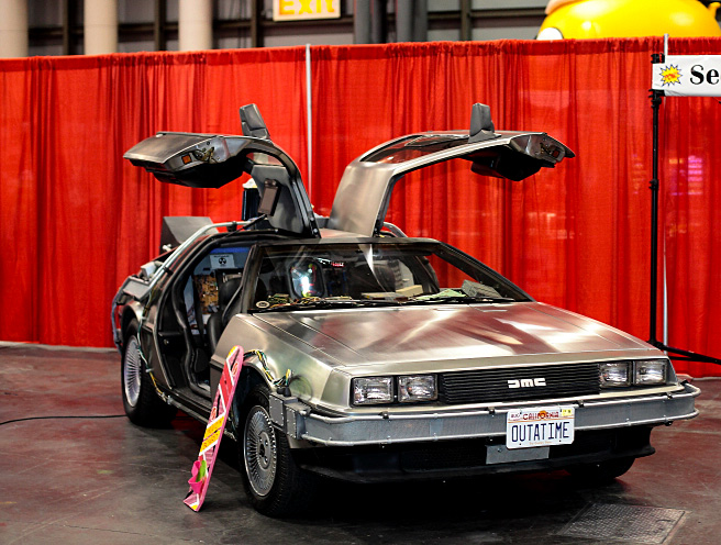 Back to the Future DeLorean-New York Comic-Con  2012 Mark Doyle. All rights reserved.