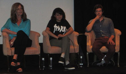 Allison Janney, Alia Shawkat & Adam Brody at the New York Press Conference for "The Oranges" at the Crosby Street Hotel, New York, NY, Septermber 14, 2012.