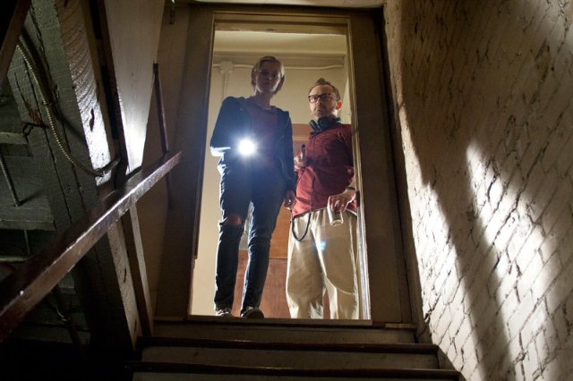 Sara Paxton and Pat Healy in "The Innkeepers."