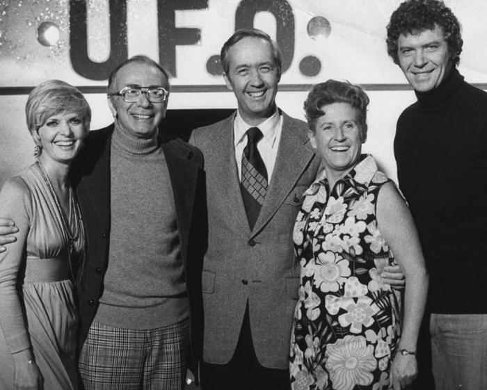 Florence Henderson, Sherwood Schwartz, Ann B. Davis and Robert Reed.