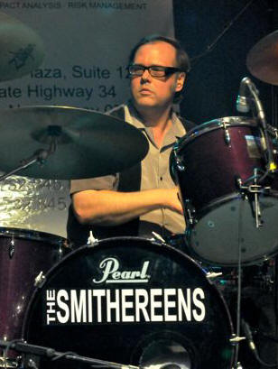 Dennis Diken of The Smithereens - Carteret Park - Carteret, NJ - September 4, 2010 - photo by Jim Rinaldi  2010