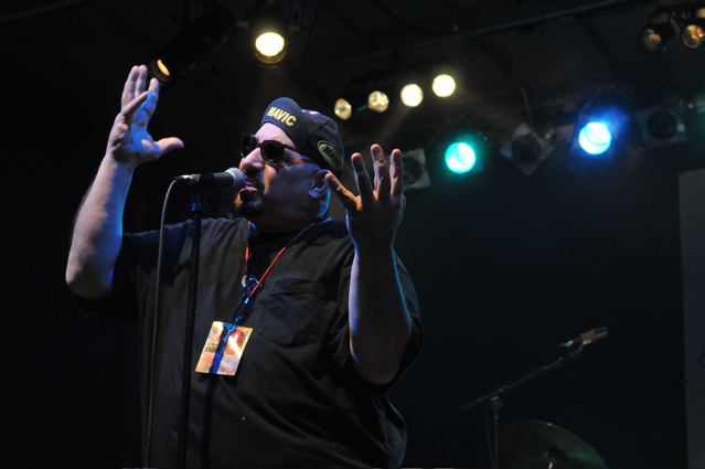 Pat DiNizio of The Smithereens - Carteret Park - Carteret, NJ - September 4, 2010 - photo by Jim Rinaldi  2010