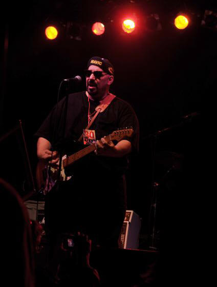 Pat DiNizio of The Smithereens - Carteret Park - Carteret, NJ - September 4, 2010 - photo by Jim Rinaldi  2010