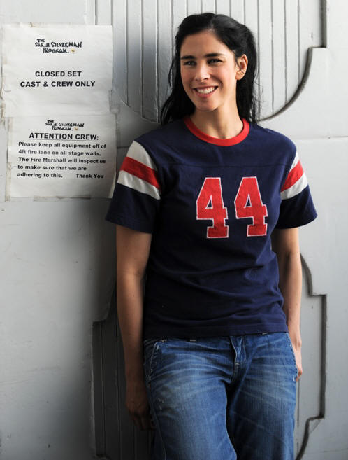 Sarah Silverman at the set of 'The Sarah Silverman Program.'