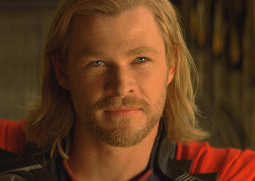 Chris Hemsworth in THOR.