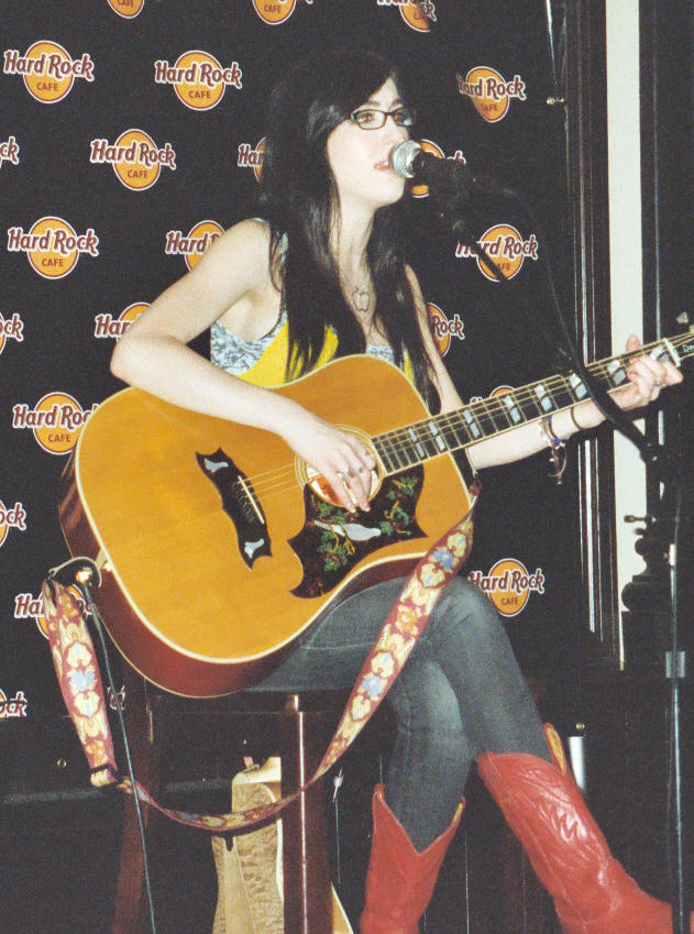 Kate Voegele  Hard Rock Caf  Philadelphia, PA  May 3, 2008 - photo by Jay S. Jacobs  2008