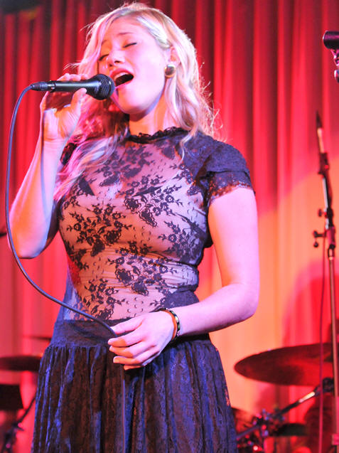 Lucy Woodward at the Canal Room, New York City September 24, 2008.  Photo: Jim Rinaldi