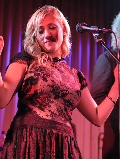 Lucy Woodward at the Canal Room, New York City September 24, 2008.  Photo: Jim Rinaldi