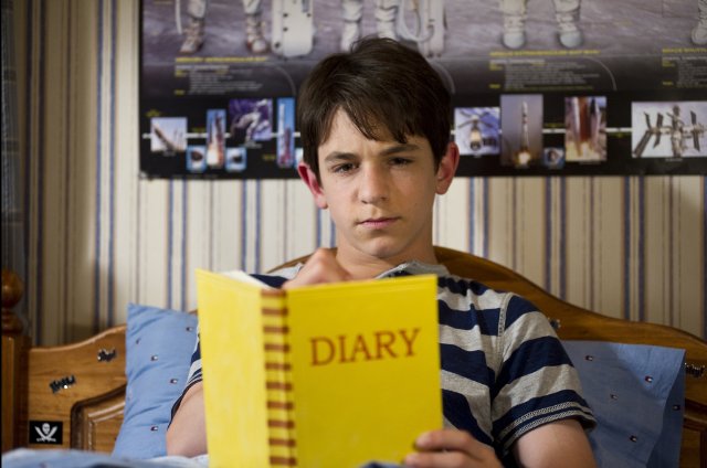 Zach Gordon stars in Diary of a Wimpy Kid: Dog Days.